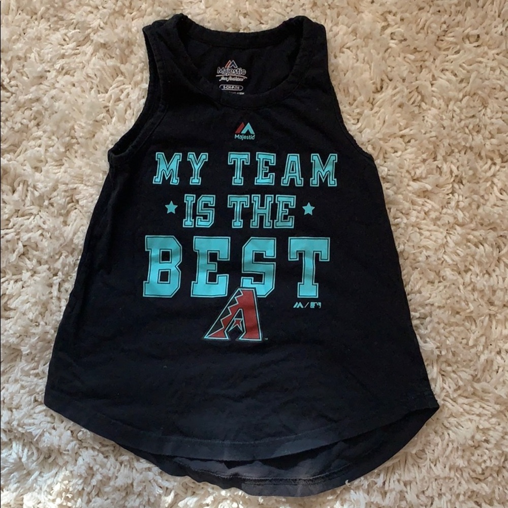 Girls size SM 7/8 Dbacks tank